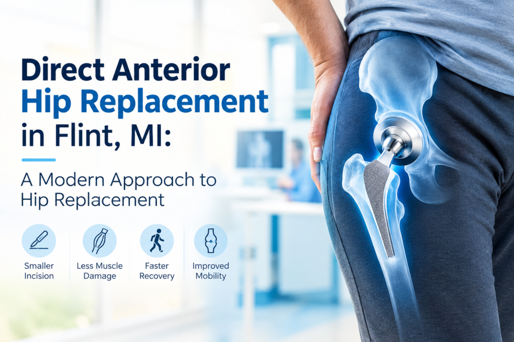 Direct anterior hip replacement in Flint MI consultation
